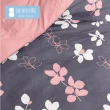 【就是好眠】葉語花海-100%精梳棉兩用被鋪棉床包組-雙人