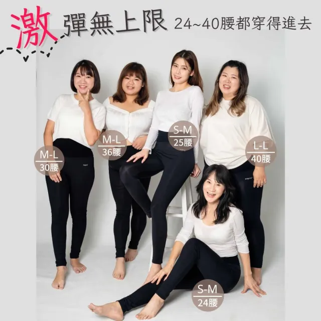 【MEGA COOHT】日本製 激彈無上限 續暖內搭褲 3件組H-F802 保暖褲 發熱褲(彈性發熱褲 保暖內搭褲 刷毛)