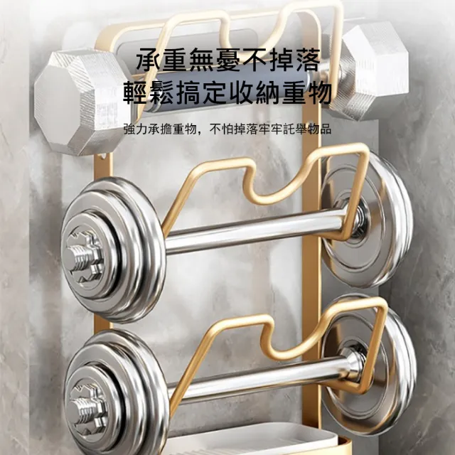 【Kyhome】廚房壁掛鍋蓋收納架 (免打孔砧板架/可拆卸接水盆/碳鋼防鏽/多功能廚房置物架)