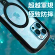 【iFace】iPhone 15 Reflection MagSafe 抗衝擊強化玻璃保護殼(莫蘭迪灰色)