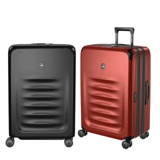 【VICTORINOX 瑞士維氏】Spectra 3.0 27吋可擴展式中型行李箱(黑/紅色)