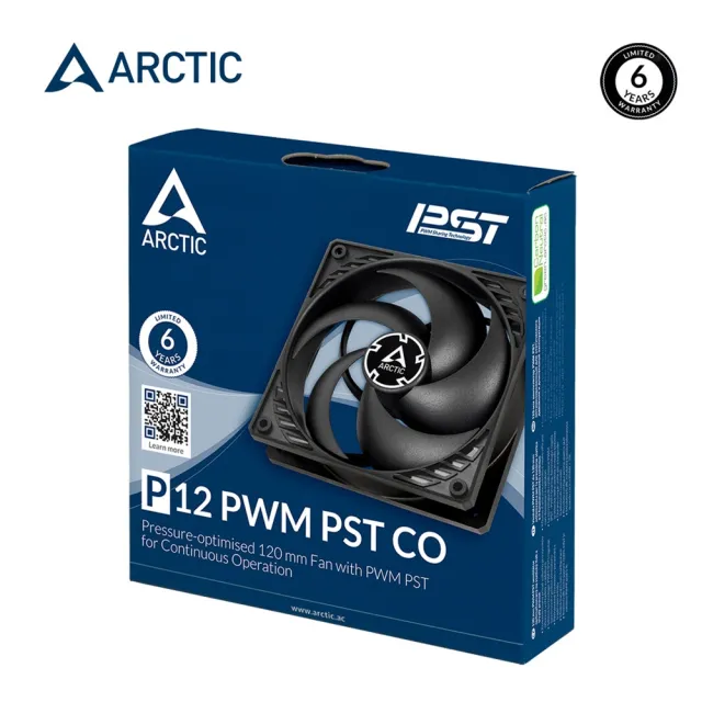 【ARCTIC】P12 PWM PST CO 日系軸承長效系統風扇(12公分)