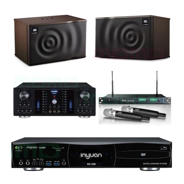 【音圓】S-2001 N2-350+OKAUDIO DB-8AN+ACT-869+JBL MK10(點歌機4TB+擴大機+無線麥克風+喇叭)