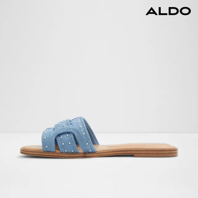 【ALDO】ELENAA-特色舒適涼拖鞋-女鞋(藍色)