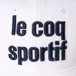【LE COQ SPORTIF 公雞】高爾夫系列 女款白色經典刺繡高爾夫遮陽帽 QLS0J100