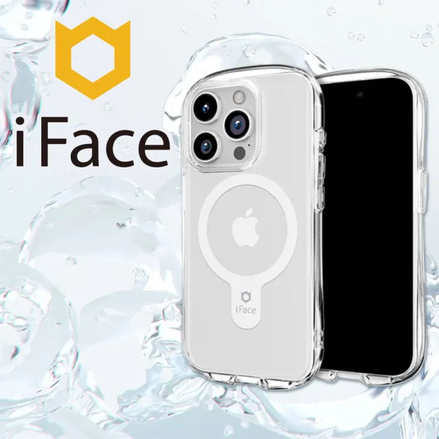 iFace】iPhone 15 Pro Look in Clear MagSafe 抗衝擊曲線保護殼(透明