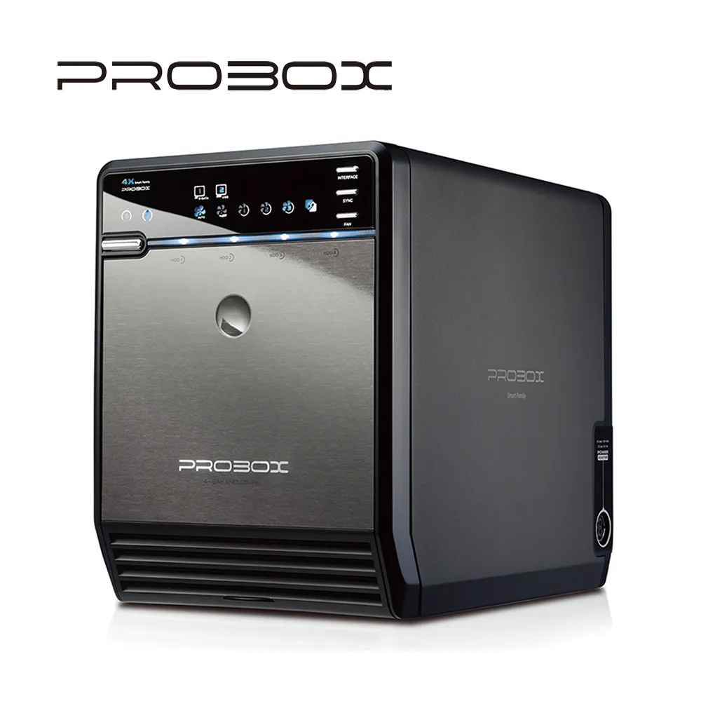 【PROBOX】HF2 USB3.0+e-SATA四層式多媒體硬碟外接盒
