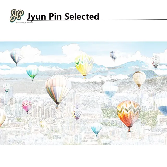 【Jyun Pin 駿品裝修】駿品嚴選TW015A全彩(熱氣球系列壁紙/每坪)