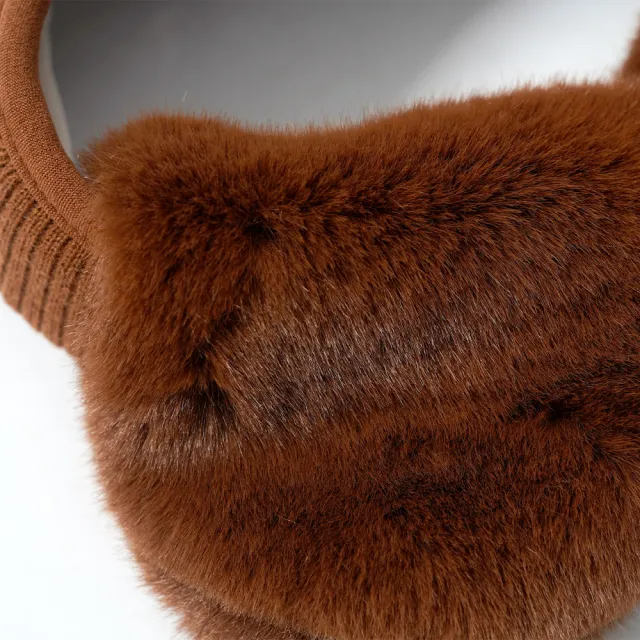 【LE COQ SPORTIF 公雞】高爾夫系列 女款棕色保暖耳罩遮陽帽 QLS0R901