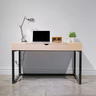 【Patya 打鐵仔】工作好朋友-蘋果木+黑(工作桌、收納桌、書桌、電腦桌、辦公桌)