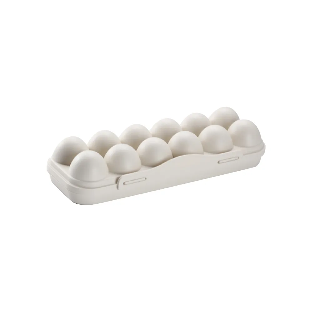 【小銘購物】雞蛋收納盒 12格1入(蛋盒 雞蛋盒 冰箱收納盒 雞蛋保鮮盒 雞蛋保護盒 冰箱雞蛋盒 雞蛋托)