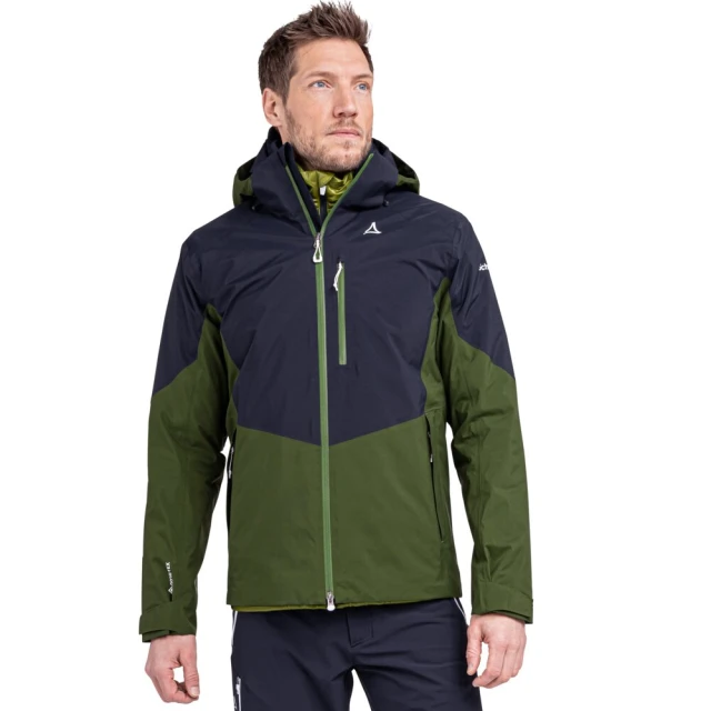 Schoffel 男2L GORE-TEX防水外套-藍綠拼-23SL20-23765(GORE-TEX 防風雨 2L)