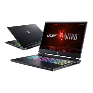 【Acer 宏碁】17.3吋i7 RTX電競筆電(Nitro 17/AN17-51-740P/i7-13700H/16G/512G/RTX4060/W11)