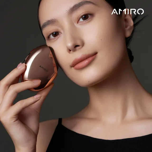 【AMIRO】S1 時光機黃金點陣美容儀(贈專用凝膠1條+贈專用塑顏面膜4片 情人節 禮物 抗老)