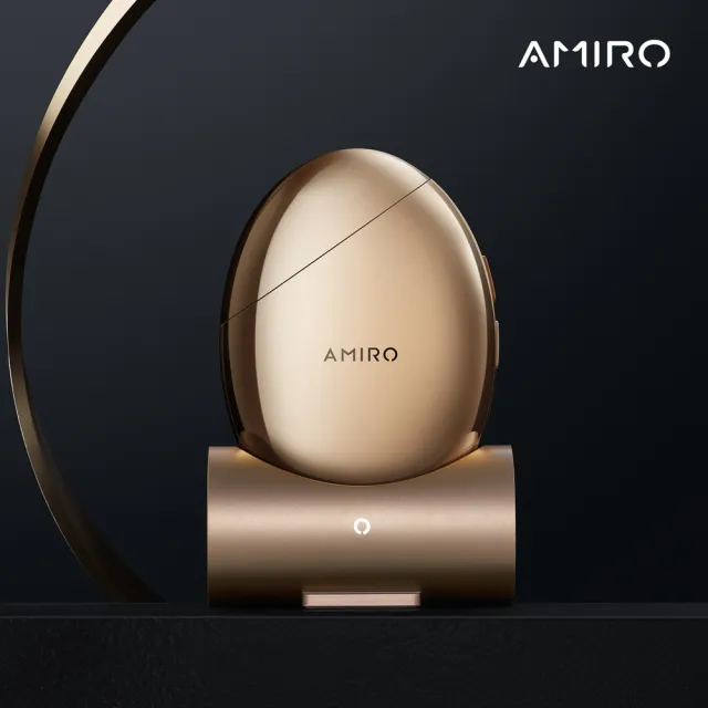【AMIRO】S1 時光機黃金點陣美容儀(贈專用凝膠1條+贈專用塑顏面膜4片 情人節 禮物 抗老)