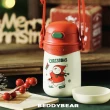 【BEDDY BEAR 杯具熊】聖誕雪寶316不鏽鋼兒童保溫吸管學習杯 兒童水壺(吸管水壺)