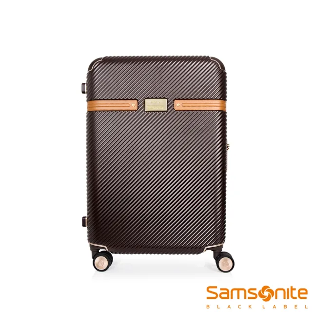 【Samsonite 新秀麗】Black Lable 25吋 RICHMOND II 黑標經典復古PC牛皮行李箱(多色可選)