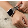 【ALL TIME 完全計時】Apple watch Series 9/8/7/6/5/4/3/2/1/SE/Ultra輕量V型鈦錶帶(超輕量鈦/獨特造型)