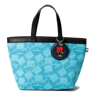 【Munsingwear】企鵝牌 女款寶藍色超好裝質感印花保冷袋 MLRE0A55
