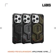 【UAG】iPhone 15 Pro 磁吸式頂級特仕版耐衝擊保護殼-軍用黑(吊繩殼 支援MagSafe功能 10年保固)
