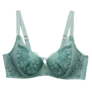 【SAVVY 莎薇】魔力推推 D-E罩杯內衣 顯瘦魔力-完美胸型-AB4537H6(雪松綠)