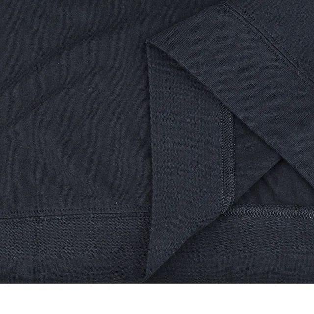 【Paul Smith】PAUL SMITH 白字LOGO後領彩色條紋設計純棉長袖T恤(男款/黑)