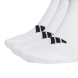 【adidas 愛迪達】基本款短襪 三雙 PRF CUSH LOW 3P 男女 - HT3449