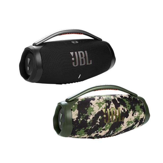 JBL BOOMBOX 3 是一款強勁防水藍芽音箱，支援 Hi-Res 高解析音質與藍芽遙控功能，適合戶外活動與派對使用。具備 IP67 防水防塵等級，可輕鬆應對各種環境，24 小時超長續航力，讓音樂隨時相伴。無需額外認證，即享 1 年保固安心保障。無論是其他規格的適用場景，都能帶來 JBL 經典震撼音效。