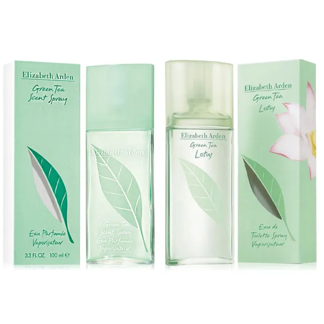 【Elizabeth Arden 伊麗莎白雅頓】綠茶淡香水+綠茶蓮花淡香水100ml(專櫃公司貨)