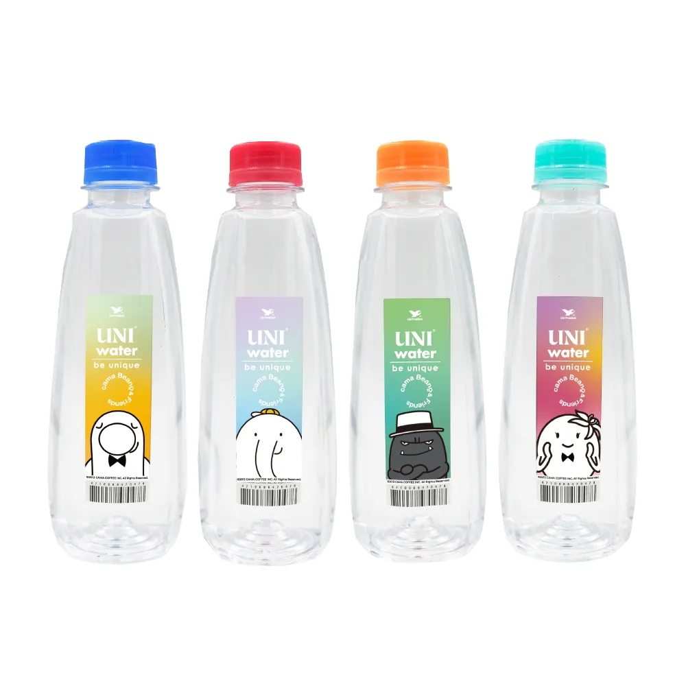 【UNI】Water純水 330ml cama Beano & Friends 授權(1箱組/24入)