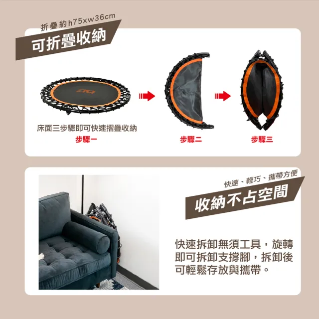 【ETQ USA】可折疊彈跳床 40吋