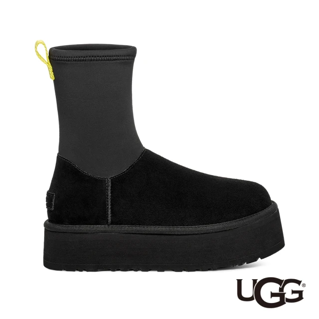 UGG 女鞋/靴子/女靴/雪靴/Classic Dipper(黑色-UG1144031BLK)