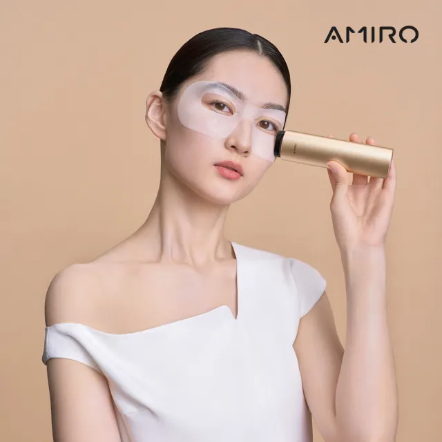 【AMIRO】時光機 拉提美容儀 R3 TURBO - 流沙金 + 保濕精華凝膠 5入(修復細紋 眼周 緊緻 情人節禮物)