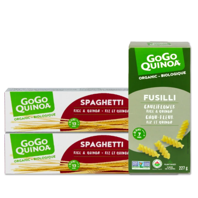 即期品 Gogo Quinoa 有機義大利麵227gx3盒(