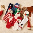 【漫格子】聖誕節限定 珊瑚絨襪子 聖誕毛襪 聖誕球包裝(交換禮物 聖誕禮物 聖誕襪子)
