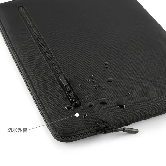 【Pipetto】Organiser MacBook 16/15吋 防撕裂布內膽包-黑色(電腦包)