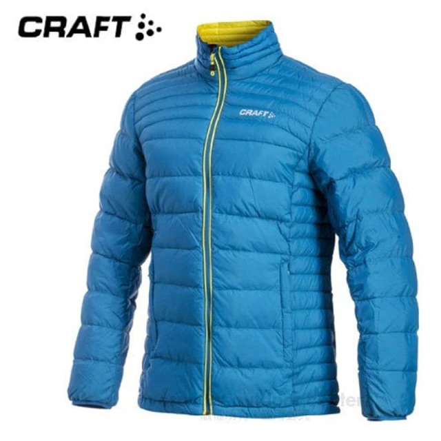 【CRAFT】男 Alpine Light 超輕防潑水羽絨外套夾克(1902294-2350 瑞典藍)