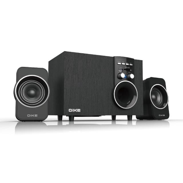 【DIKE】多媒體藍牙2.1聲道喇叭 音響(DSM305BK)