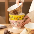 【LINE FRIENDS】熊大兔兔莎莉陶瓷飯碗湯麵碗(單入 可微波)