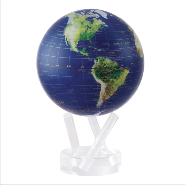 【MOVA】光能地球儀 Satellite View with 4.5英吋(居家擺設．精緻送禮．轉運．紀念日．母親節)