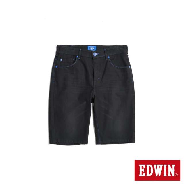 EDWIN 男裝 紅標 基本五袋牛仔短褲(漂淺藍)好評推薦