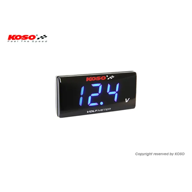 【KOSO】方形 超薄電壓錶、碼錶(電壓表、碼表)