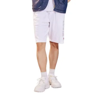 【EDWIN】男裝 復古運動短褲(米白色)