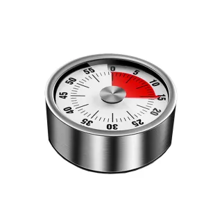 【homer生活家】不鏽鋼磁吸計時器(廚房計時器  磁吸定時器 時間管理器 計時器)