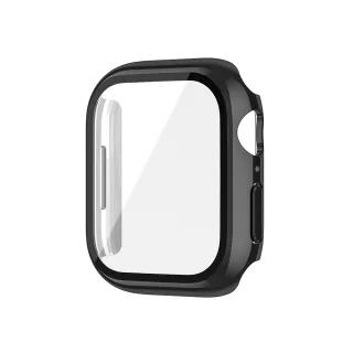 【LYCANDER】NAKEN W8 Apple Watch 鋼化玻璃保護殼(41mm-電鍍黑)