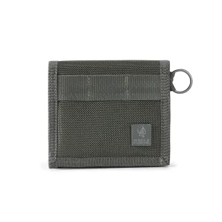 【PORTER INTERNATIONAL】自信經典NEW HEAT雙折零錢短夾(碳灰綠)