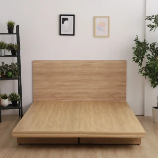 【本木】湯斯 北歐房間二件組 床頭片+木屐底-雙人5尺