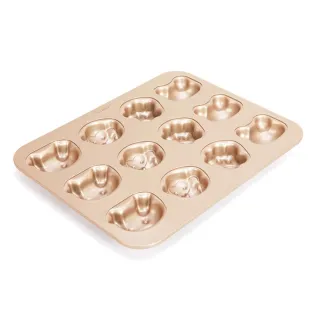 【Chefmade學廚原廠正品】WK9320四款12連卡通造型烤模(童趣12連卡通動物烤盤烤模)