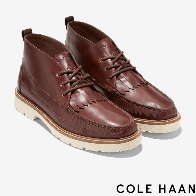 Cole Haan AMERICAN C KILTIE CHUKKA 美國經典流蘇查卡靴-男鞋(栗咖-C36314)