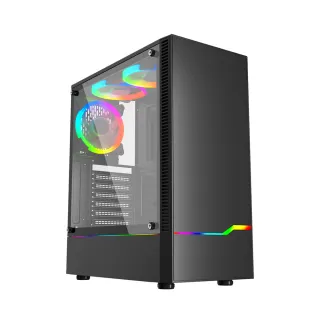 【技嘉平台】i5六核GeForce RTX 4060 Win11{玄火祭司W}電競電腦(i5-12400F/H610/16G/512G/WIFI)